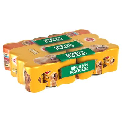 Pedigree Dog Tins Mixed Selection in Jelly Jumbo ( 385g x 24 )