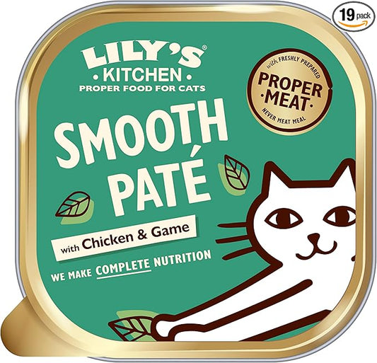 Lily's Kitchen Cat Chicken and Game Pate ( 85g x 19 )