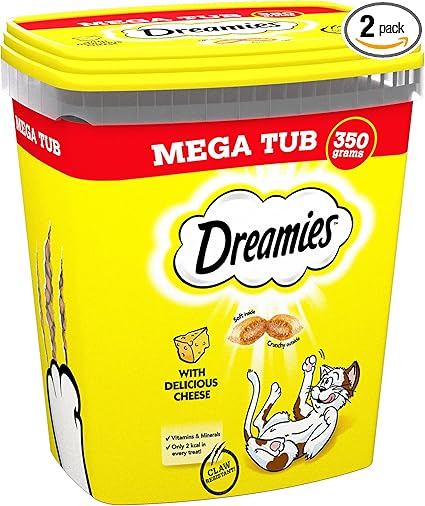 Dreamies Mega Pack Cheese Adult Cat Treat (350g x 2)