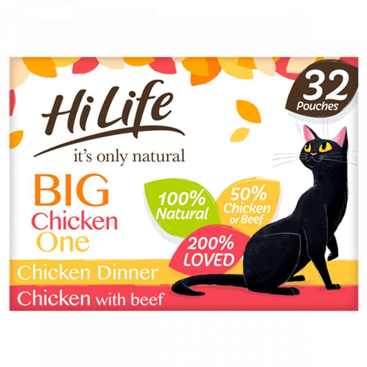 HiLife it's only natural - The Big Chicken One 32 x 70g Multipack