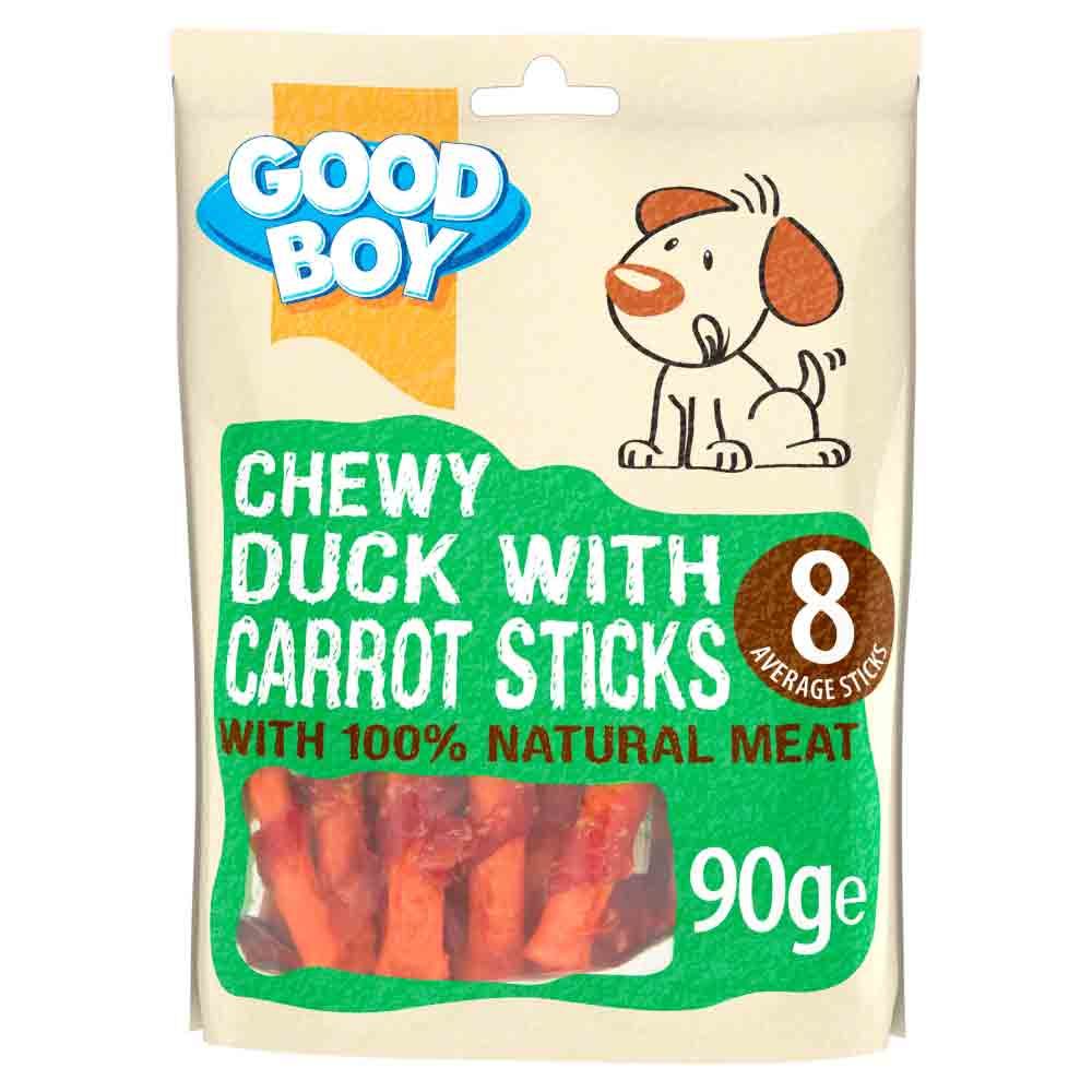 Good Boy Chewy Duck & Carrot Sticks - ( 90g x 10 )