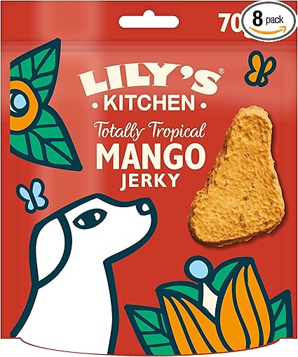 Lily's Kitchen Dog Totally Tropical Mango Jerky ( 70g x 8 )
