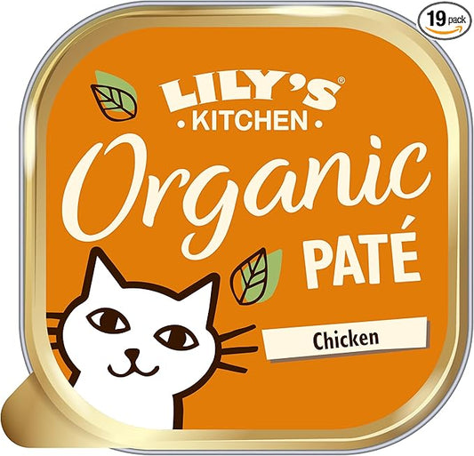 Lily's Kitchen Cat Organic Chicken Pate ( 85g x 19 )