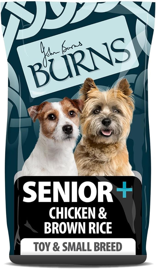 Burns Senior+ Toy & Small Breed - Chicken & Brown Rice - 6kg