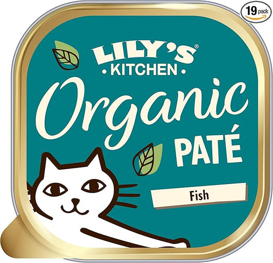 Lily's Kitchen Cat Organic Fish Pate ( 85g x 19 )