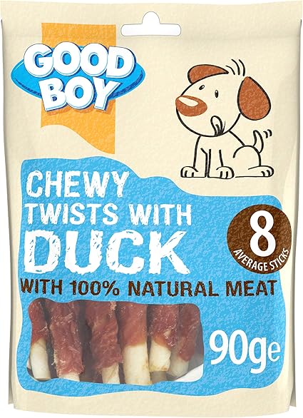 Good Boy Pawsley Deli Chewy Twists Duck - ( 90g x 10 )