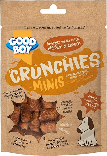 Good Boy Crunchies Chicken & Cheese (54g x 8)