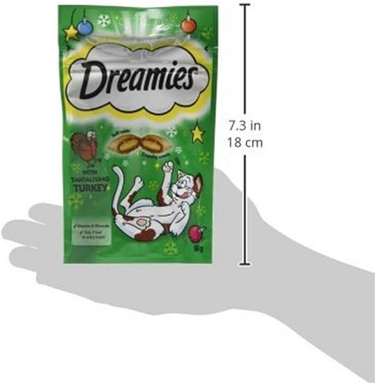 Dreamies Cat Treats with Tantalising Turkey (60g x 8)