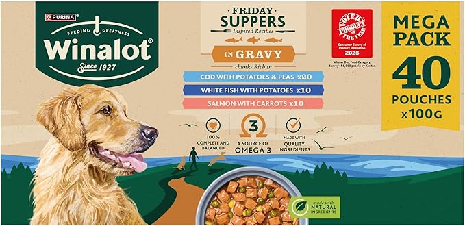 WINALOT Friday Suppers in Gravy - 40pk, 100g