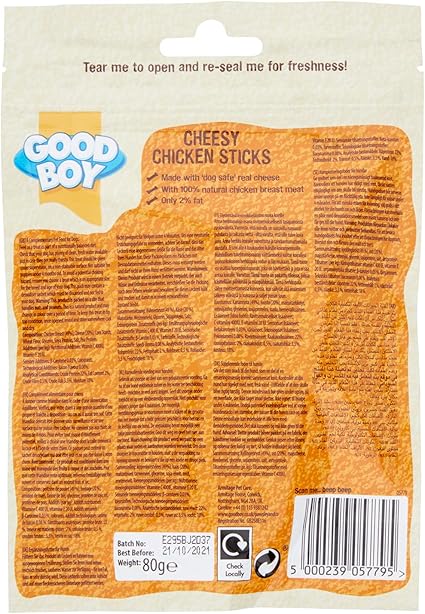 Good Boy Cheesy Chicken Sticks ( 80g x 10 )