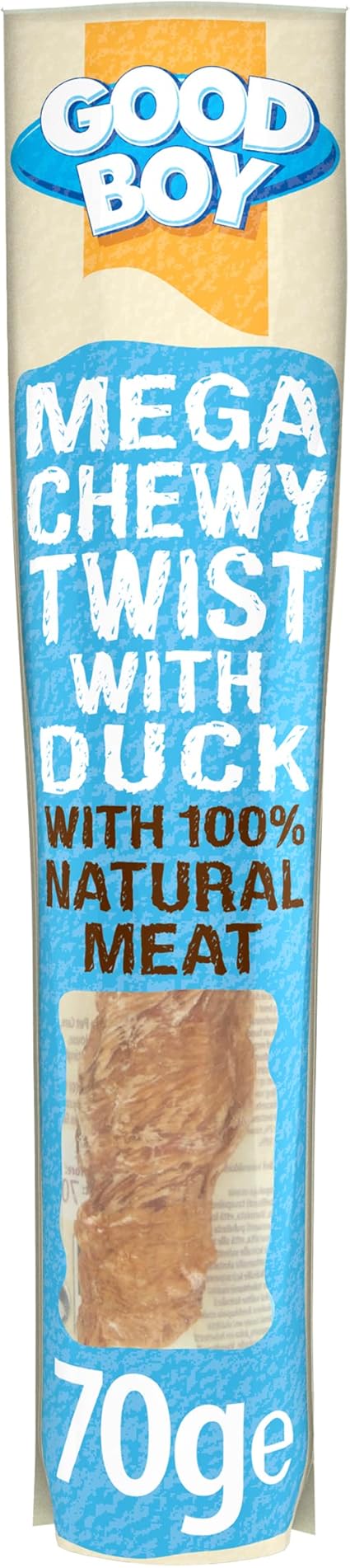 Good Boy Mega Chewy Twist Duck - (70g x 18)