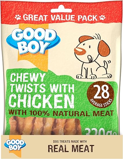 Good Boy Chewy Chicken Twists - ( 320g x 5 )