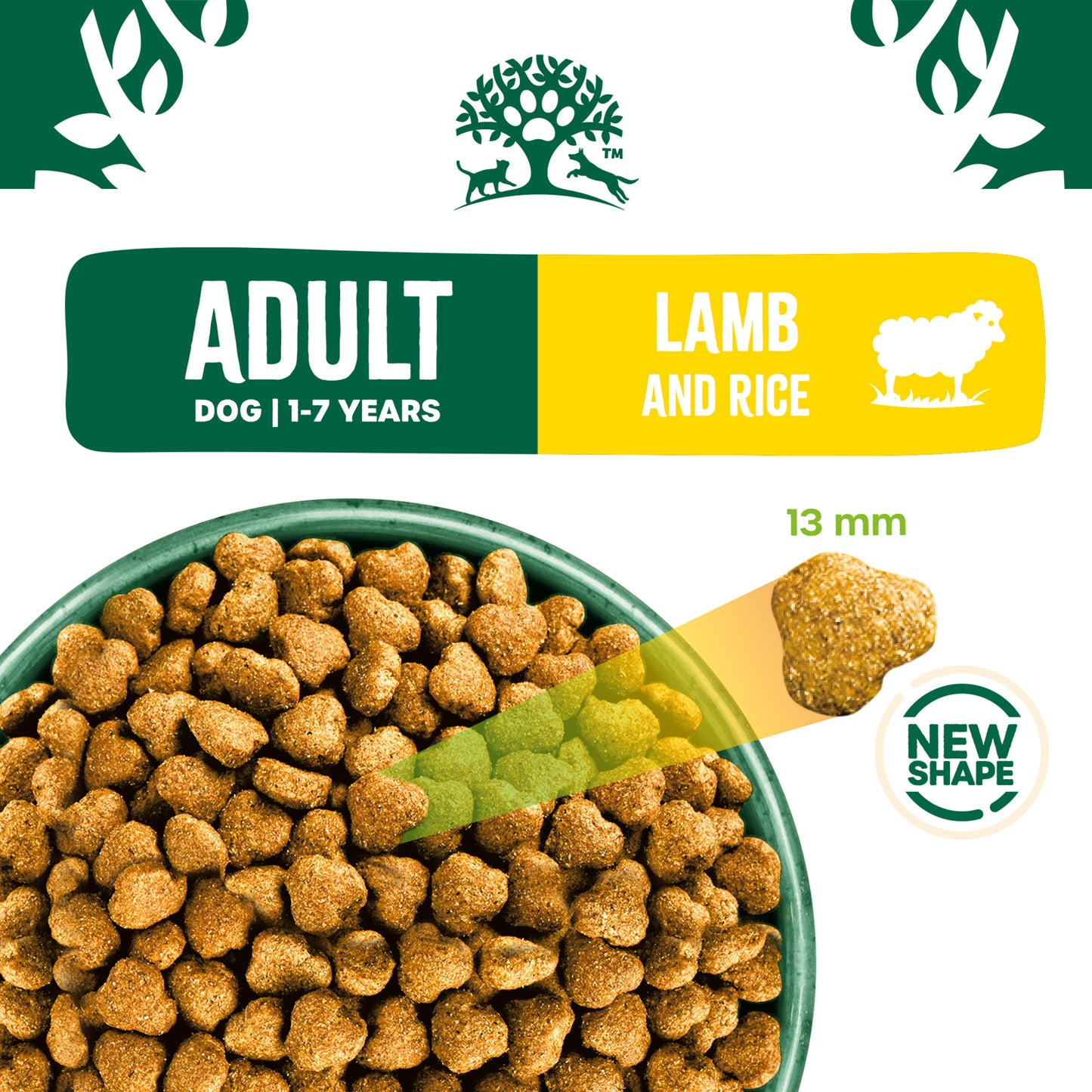 James Wellbeloved Adult Dry Dog Food Lamb & Rice - 15kg