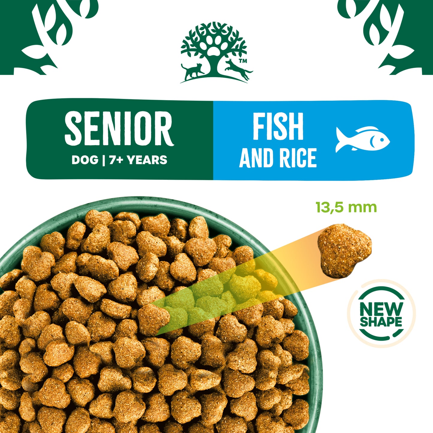 James Wellbeloved Senior Dry Dog Food Fish & Rice - 15kg