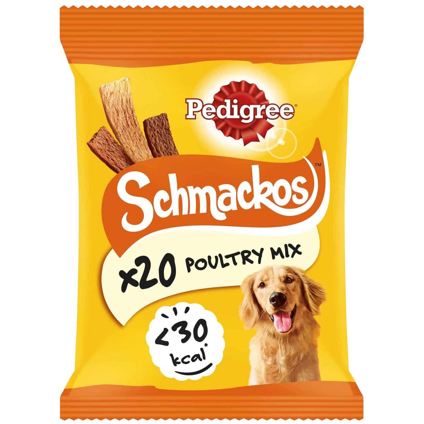 Pedigree Schmackos Dog Treats with Poultry ( 20 stk x 9)