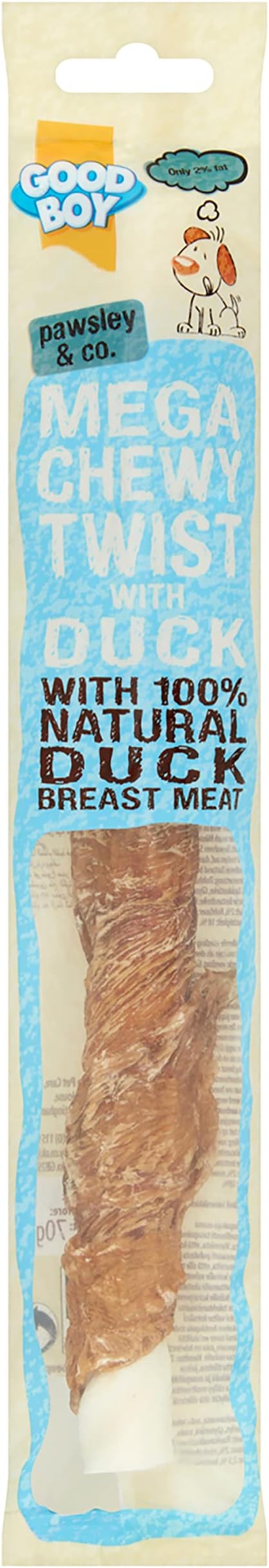 Good Boy Mega Chewy Twist Duck - (70g x 18)