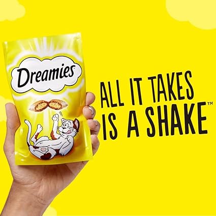 Dreamies with Irresistible Catnip flavour (350g x 2)