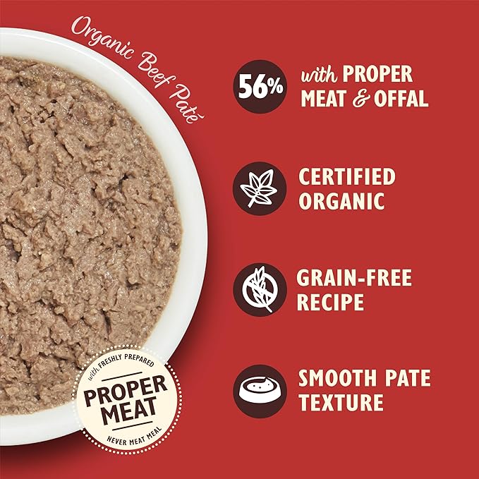 Lily's Kitchen Cat Organic Beef Pate ( 85g x 19 )