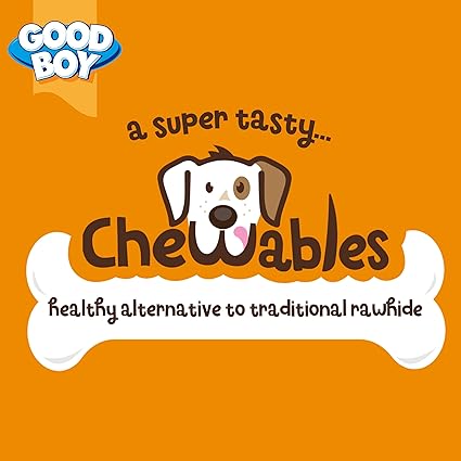 Good Boy Chewables Chicken Medium Bones - 2pk x 8