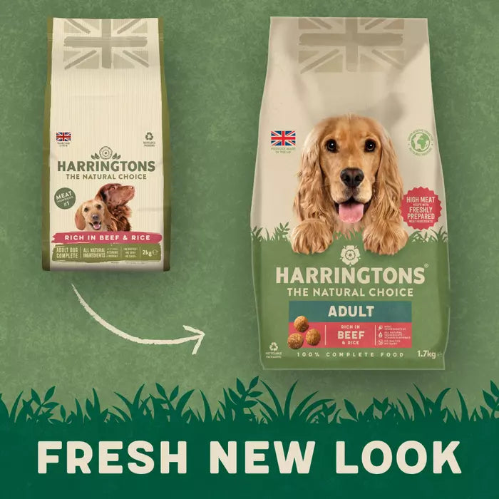 Harringtons Adult Dog Beef & Rice - 1.7kg