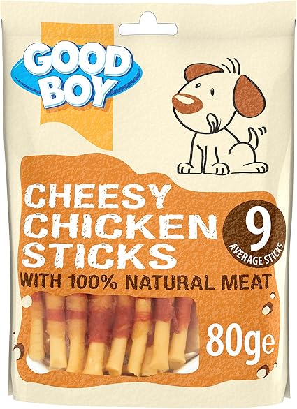 Good Boy Cheesy Chicken Sticks ( 80g x 10 )