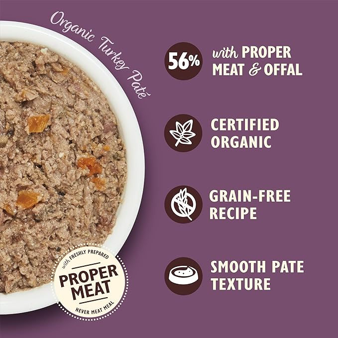 Lily's Kitchen Cat Organic Turkey Pate ( 85g x 19 )