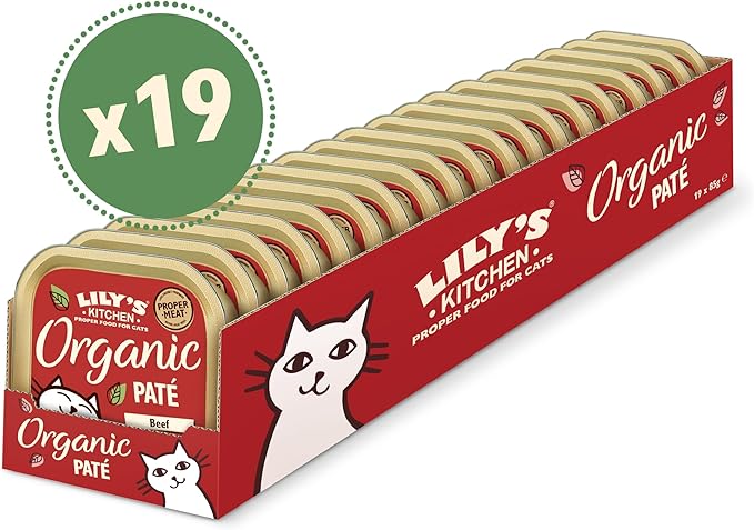 Lily's Kitchen Cat Organic Beef Pate ( 85g x 19 )