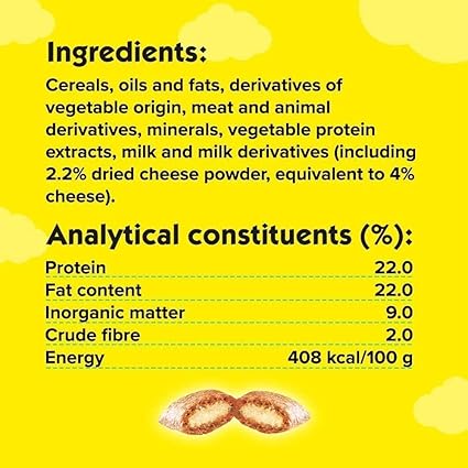 Dreamies Mega Pack Cheese Adult Cat Treat (350g x 2)