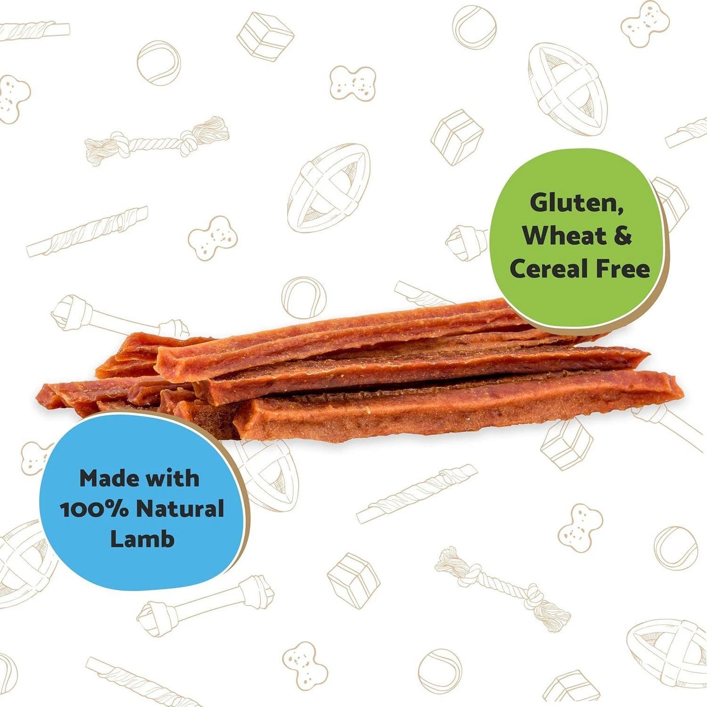 Good Boy Chewy Lamb Strips - ( 80g x 10 )