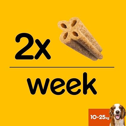 Pedigree DENTATSIX Advanced Medium Dog Dental Chew - ( 9 x 80g )