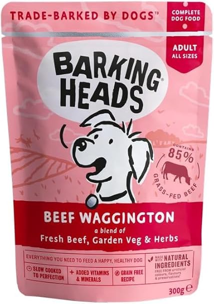 Barking Heads Beef Waggington ( 300g x 10 )