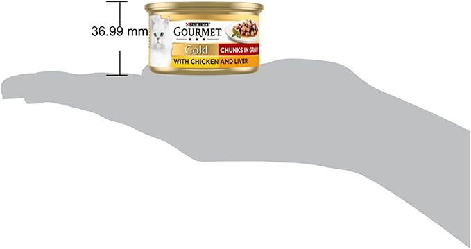 Gourmet Gold Chicken & Liver Chunks in Gravy ( 85g x 12 )