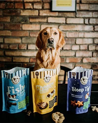 Laughing Dog - Cheesy Bites - Baked Dog Treats with Cheese & Broccoli - Naturally Wheat Free and Sugar Free, Perfect as Training Aid or Reward - 125g