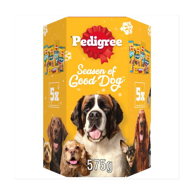 PEDIGREE Christmas Present Gift Box Adult Dog Treats Mixed - (575 g x 3)