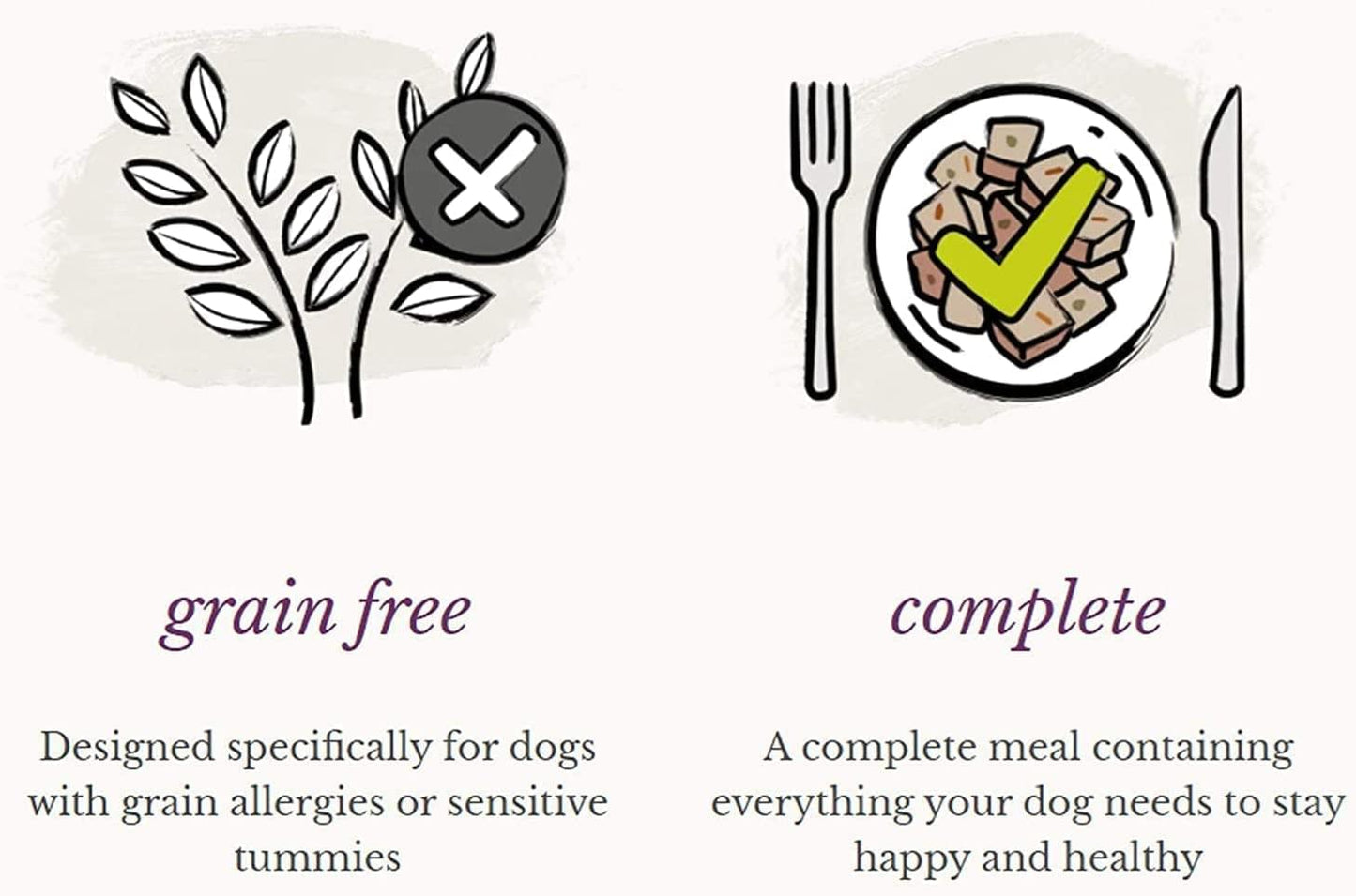 Forthglade Natural Dog Treats - Grain Free Soft Bites for Calming (8 x 90g) Resealable Bags