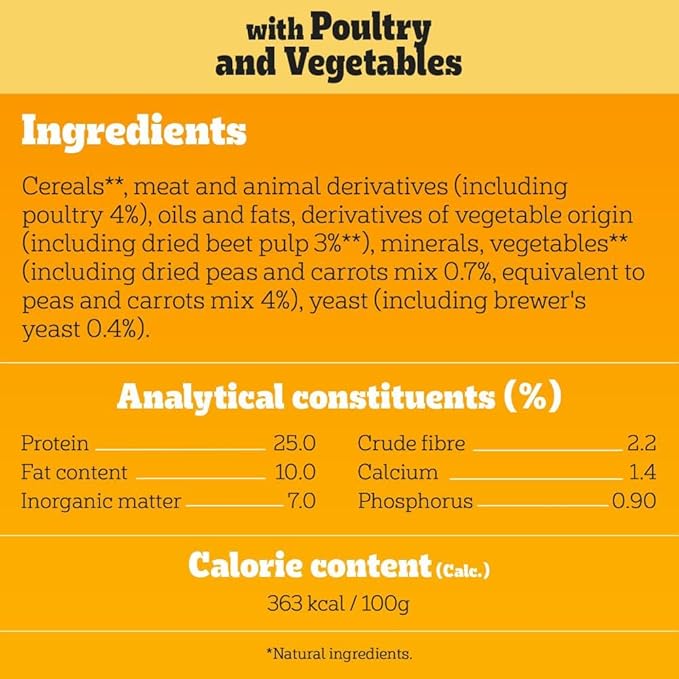 PEDIGREE Complete Junior/Puppy Dry Dog Food Poultry and Vegetables - 12kg