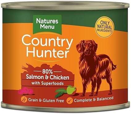 Country Hunter 80% Salmon & Chicken with Superfoods - ( 600g x 6 )