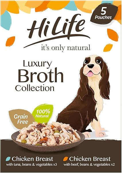 HiLife it's only natural - The Luxury Broth Collection ( 5 x 100g ) x 3pck