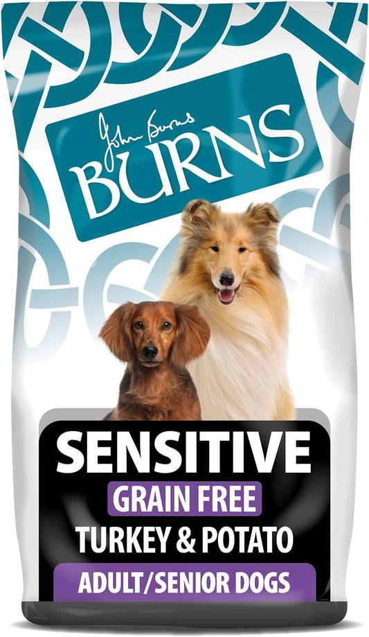 Burns Adult/Senior Dogs Sensitive Grain Free Turkey & Potato - 6kg