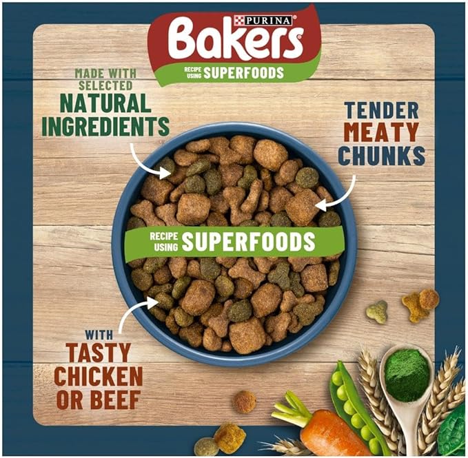 Bakers Adult Beef & Vegetables - 3kg