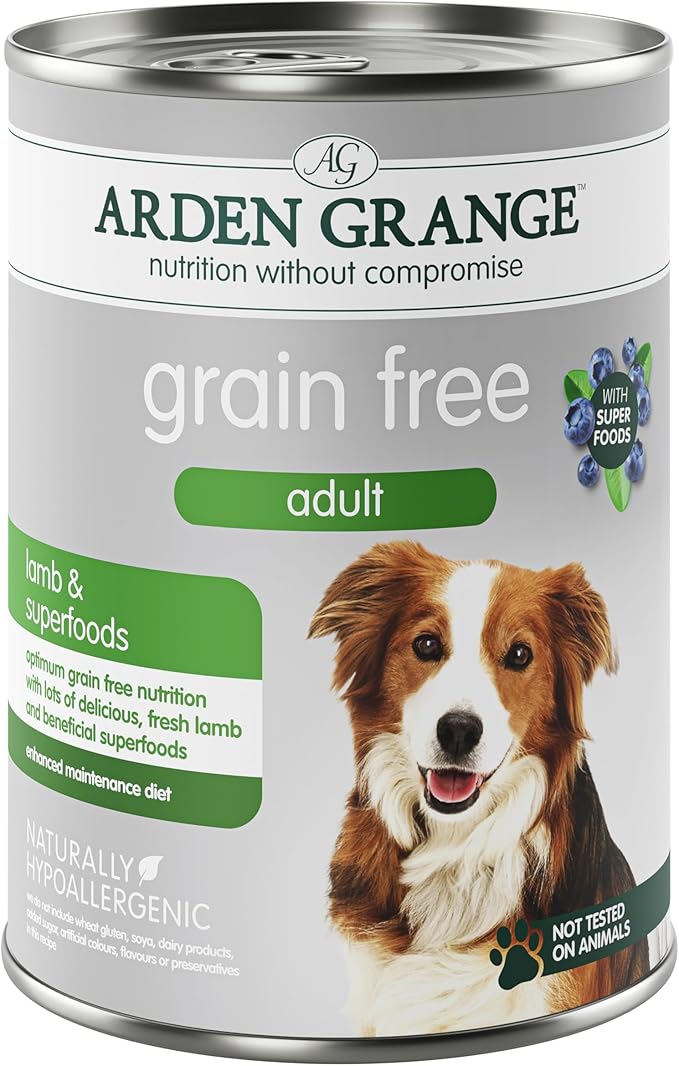 Arden Grange Adult Dog Grain Free Lamb & Superfoods (395g x 6)