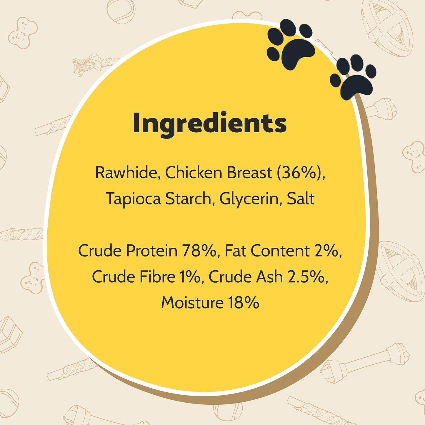 Good Boy Pawsley Mega Chewy Twist Chicken - (70g x 18)