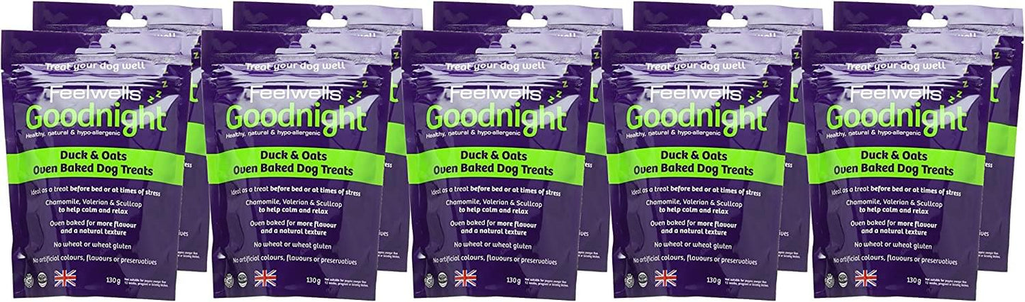 Feelwells Goodnight Dog Treats 130 g (Pack of 10)