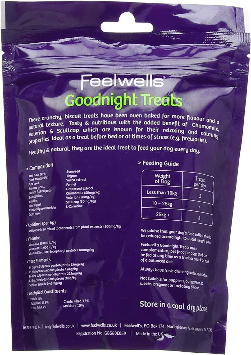 Feelwells Goodnight Dog Treats 130 g (Pack of 10)