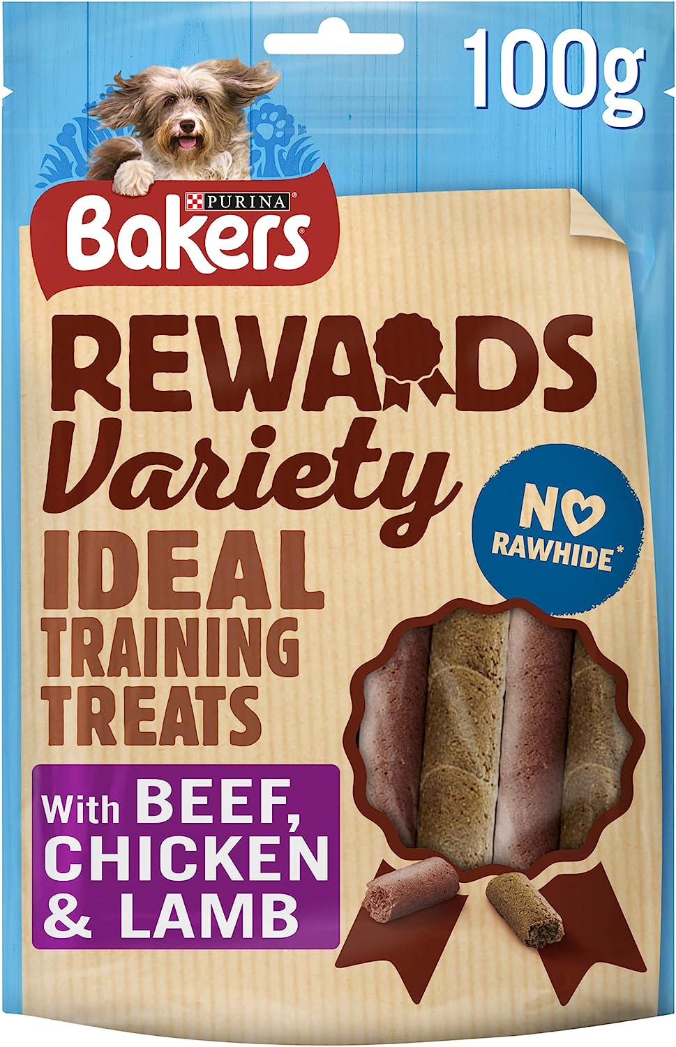 Bakers Rewards Dog Treats Mixed Variety 100 g (Case of 8)