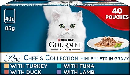 Gourmet Perle Chefs Collection Wet Cat Food ( 40 pk x 85g )