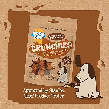 Good Boy Crunchies Peanut Butter (54g x 8)