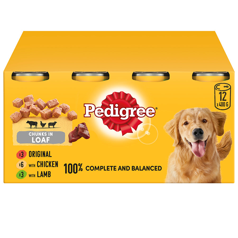 Pedigree Can in Loaf ( 400g × 12 ) × 2