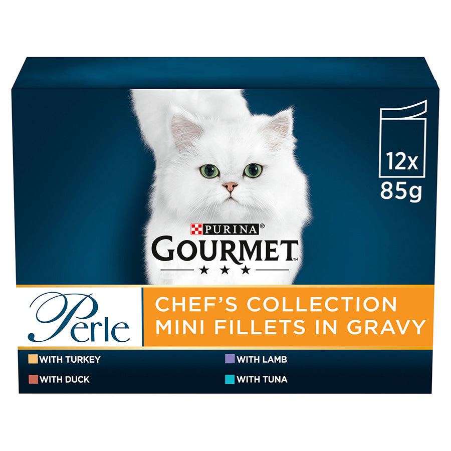 Gourmet Perle Chefs Collection (Turkey, Tuna, Duck, Lamb) - ( 12 x 85g ) x 4 packs