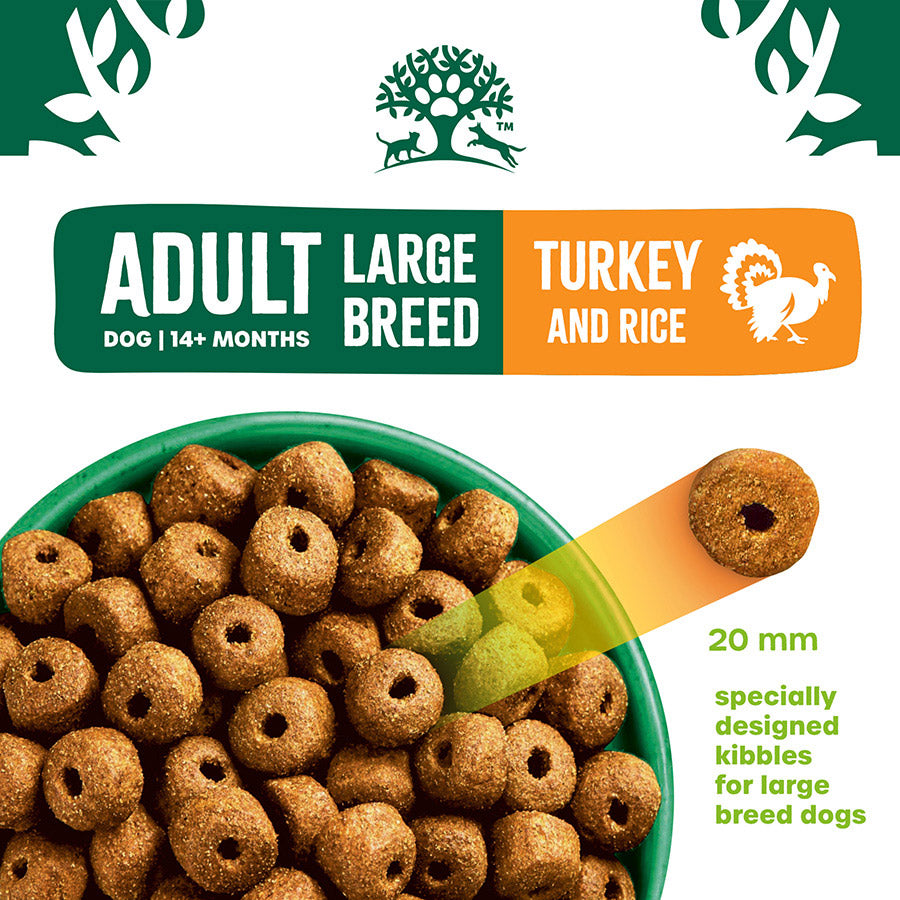 James Wellbeloved Adult Large Breed Dry Dog Food Turkey & Rice - 15kg
